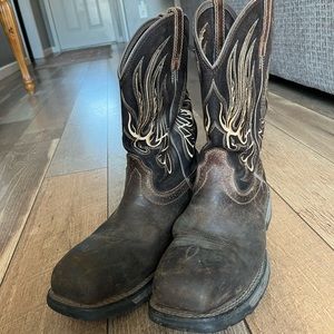Ariat WorkHog wide square Composite toe work boots EE (wide